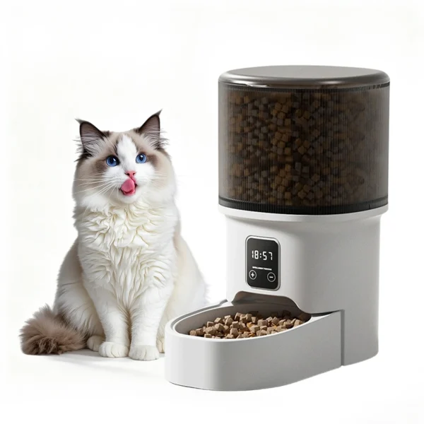 4L Automatic Cat Feeder with Timer Portion Control 1-6