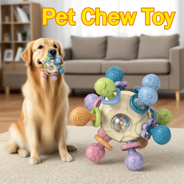 Pet Chew Toy Soft Rubber Bite-resistant