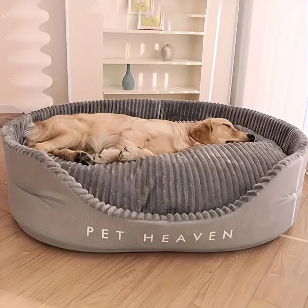 A super-sized pet bed that is soft,