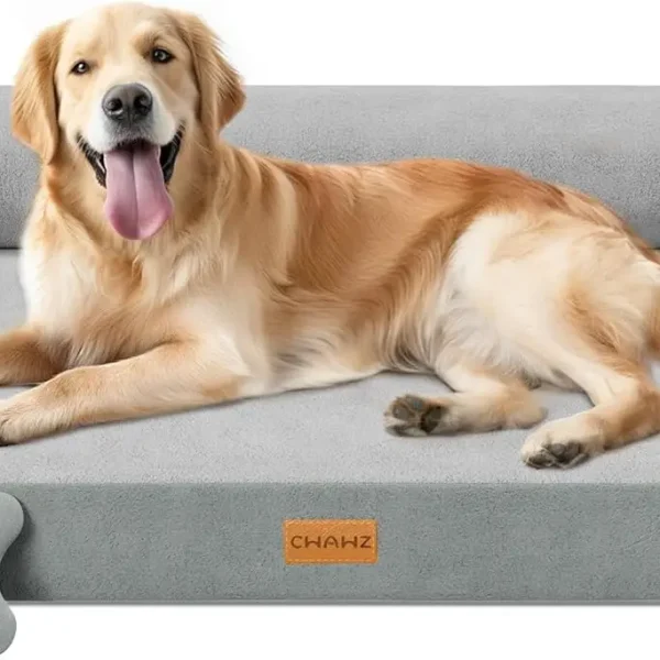 Extra Large Orthopedic Dog Bed with Cooling Memory Foam,